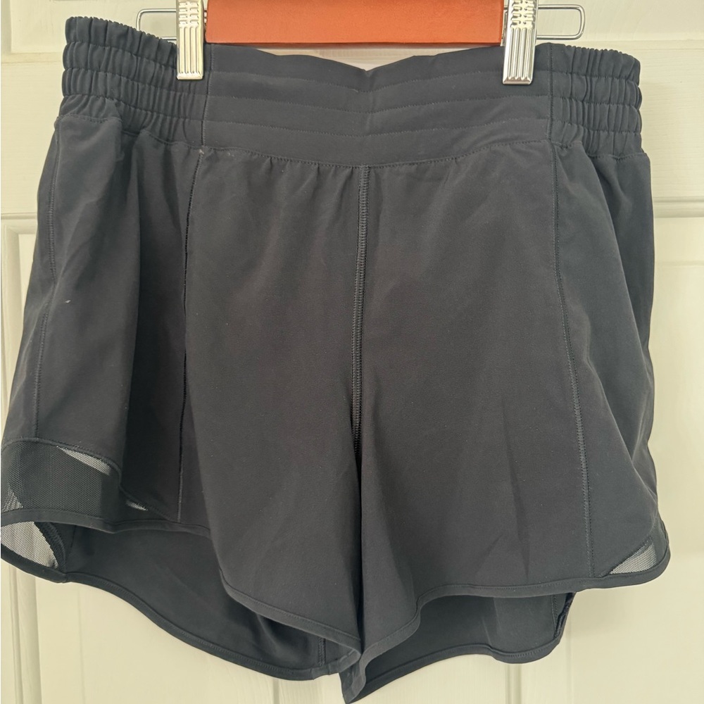 Lululemon Athletica Black Athletic Shorts with Breathable Design